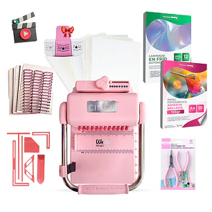 PREVENTA Kit Cinch Pink + Papel Adhesivo y Laminado en frio CP26 Envío desde el 20 de agosto