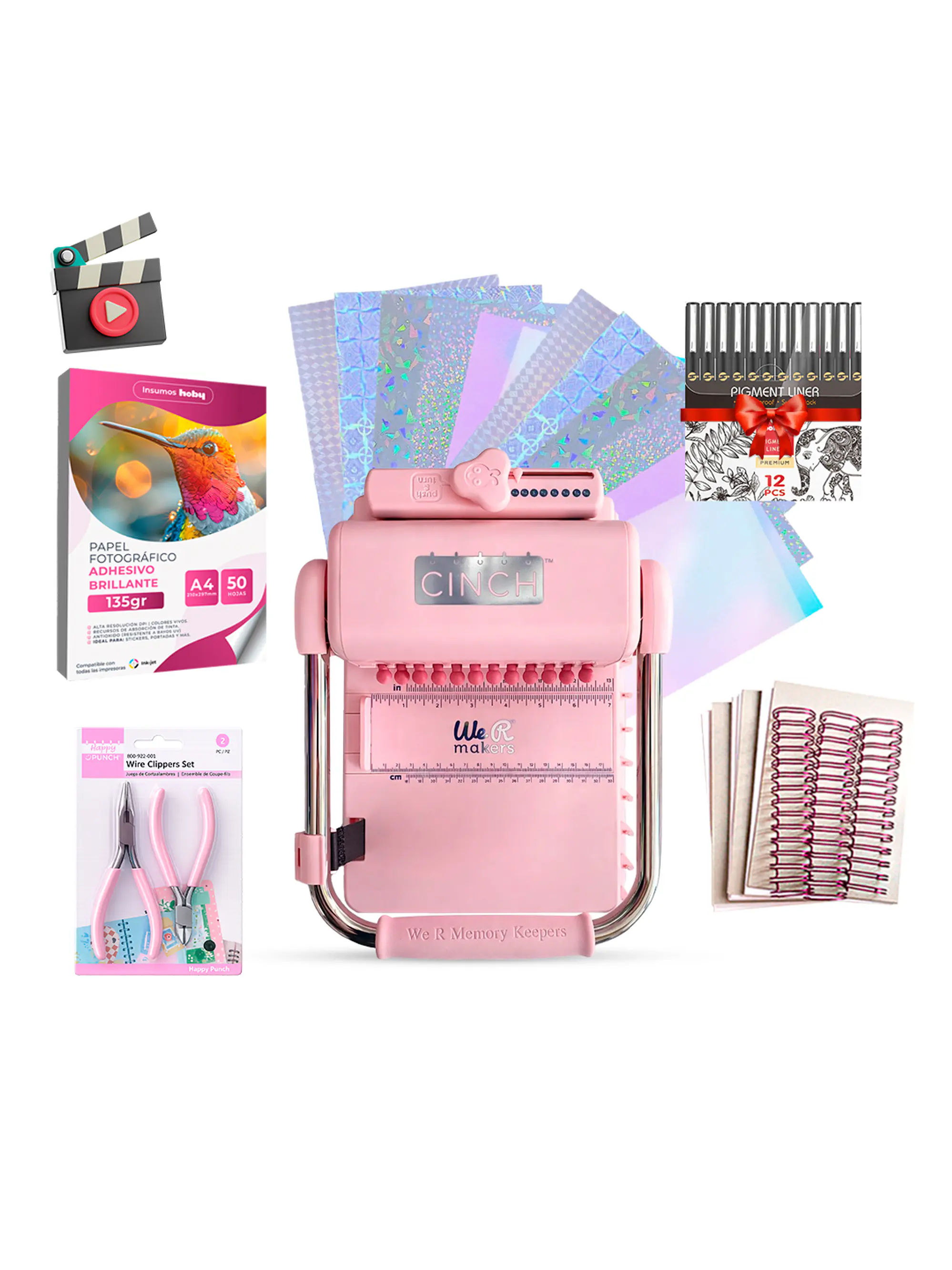 PREVENTA Kit Cinch Pink + Planners y anillos CP28 Envío desde el 20 de agosto 1