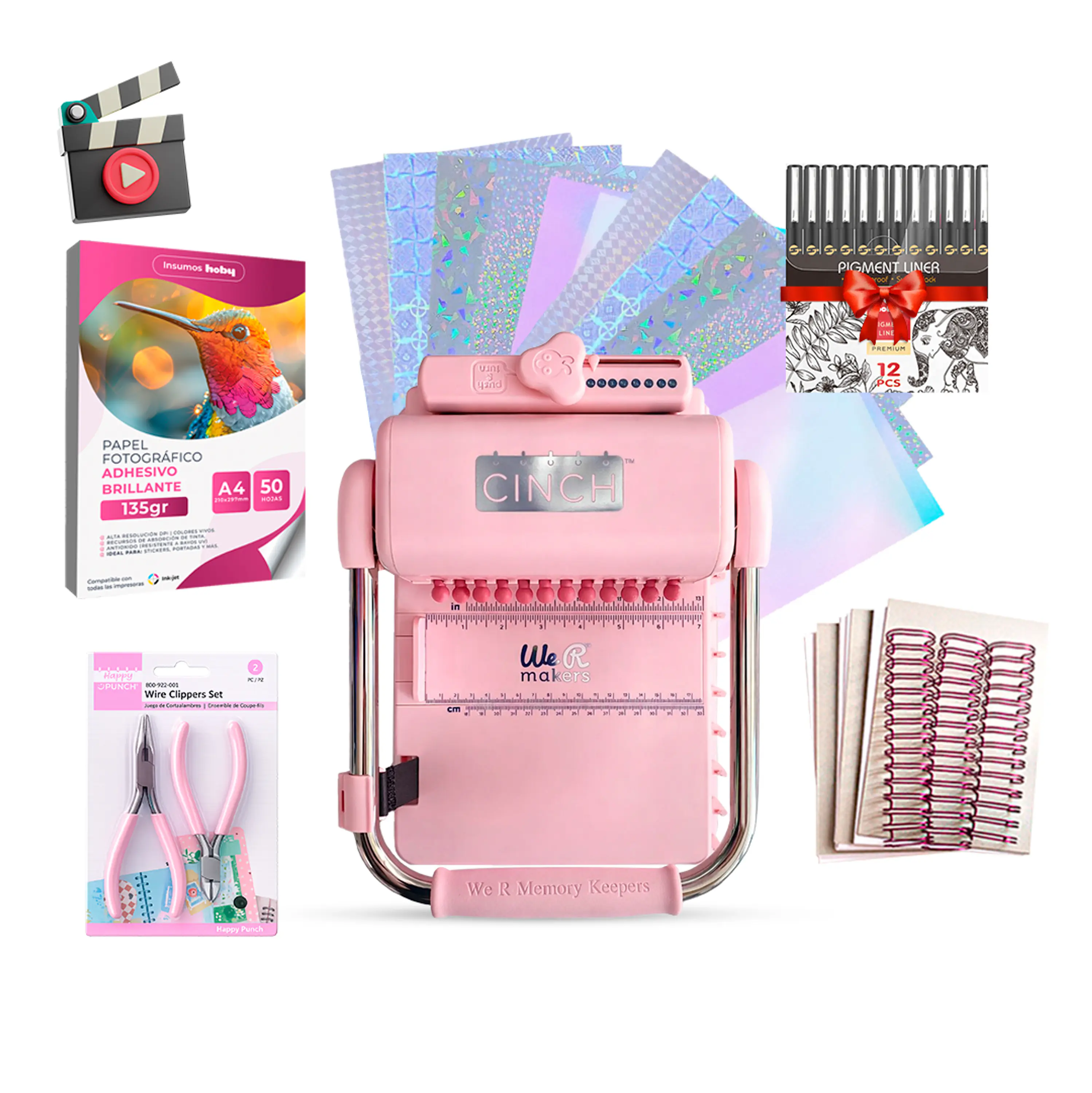 PREVENTA Kit Cinch Pink + Planners y anillos CP28 Envío desde el 20 de agosto 1