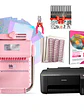  Kit De Encuadernadora Cinch Pink Rosa + Epson L3310 + Regalos Cp19 - Miniatura 1
