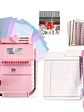 Kit De Encuadernadora Cinch Pink Rosa + Guillotina + Regalos Cp20 - Miniatura 1
