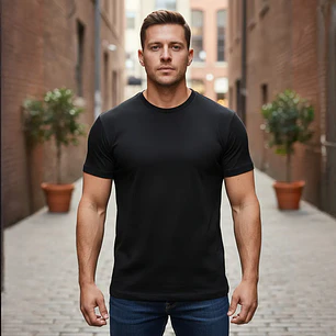 Polera Hoby Premium Algodón 100% Manga Corta Basico Estampar talla M