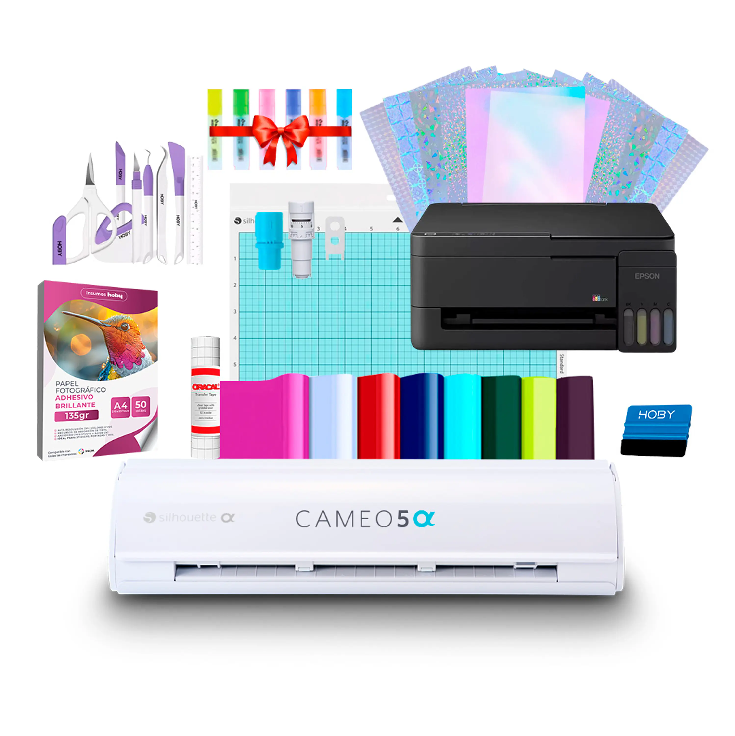 Kit Silhouette Cameo 5 Alfa + Impresora Epson L3310 Ab06 1