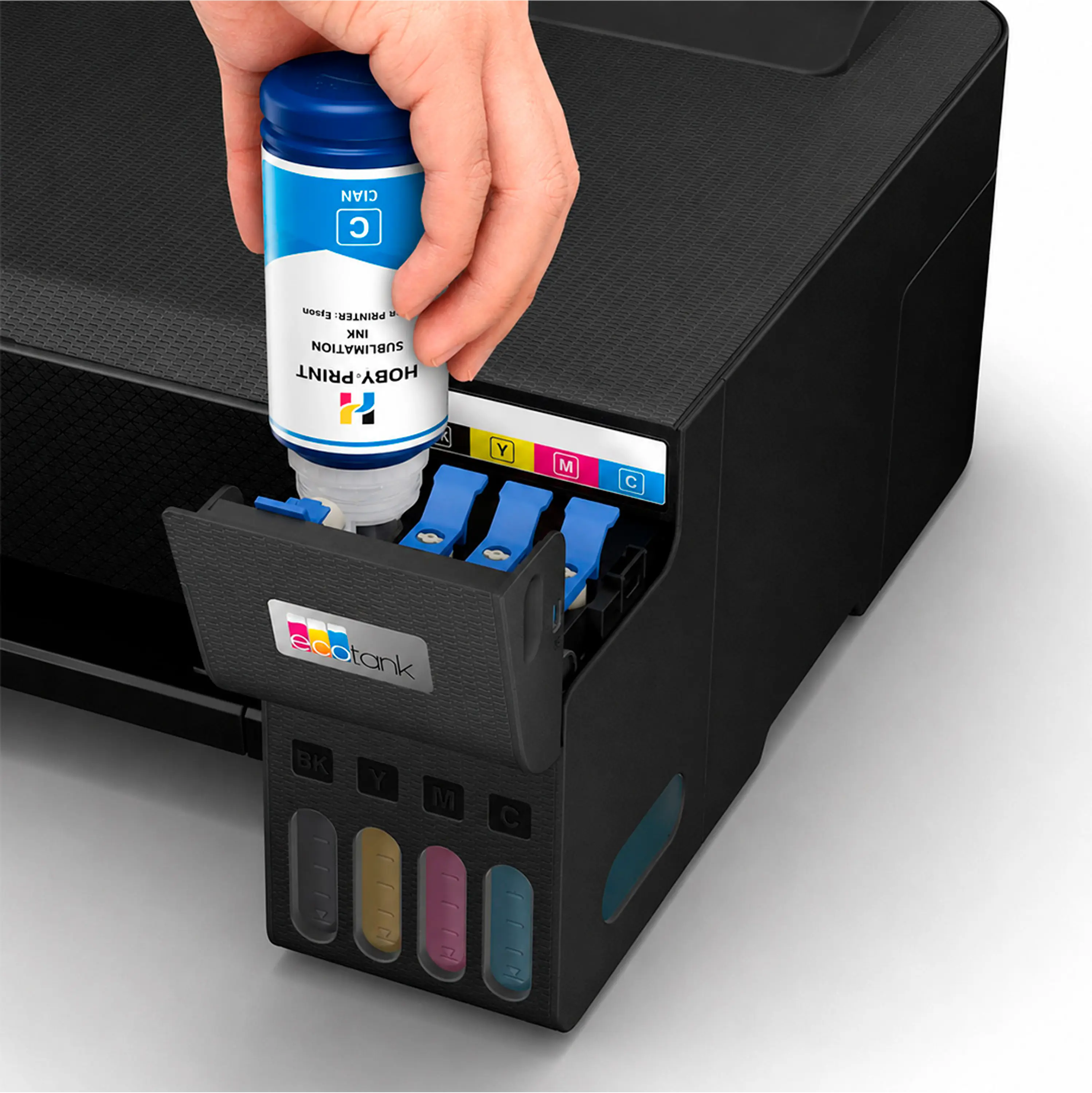 Impresora Epson E/tank L3310 + Tintas Sublimación Hoby Print + Papel Premium 3