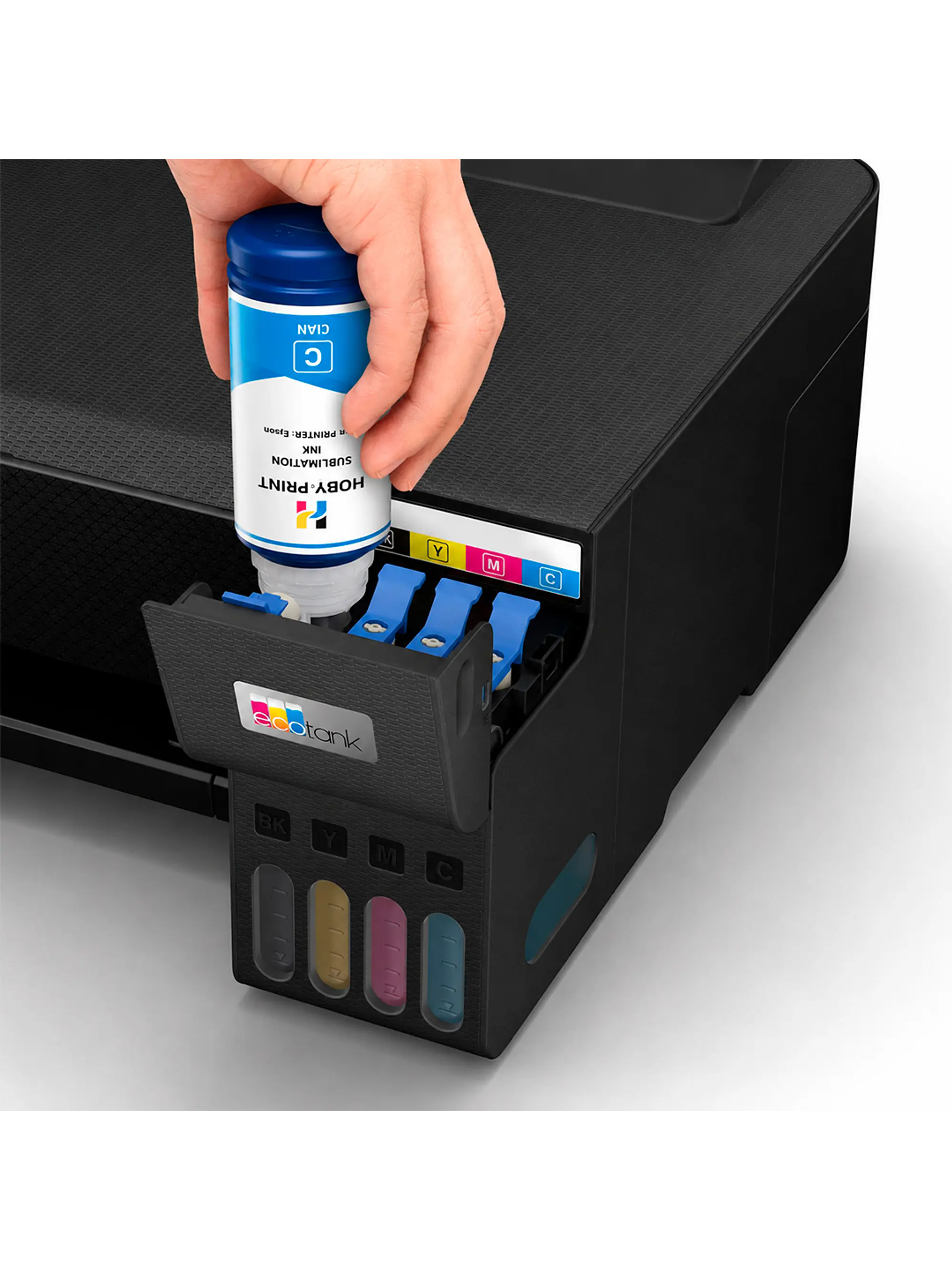 Impresora Epson E/tank L3310 + Tintas Sublimación Hoby Print + Papel Premium + Guantes 3