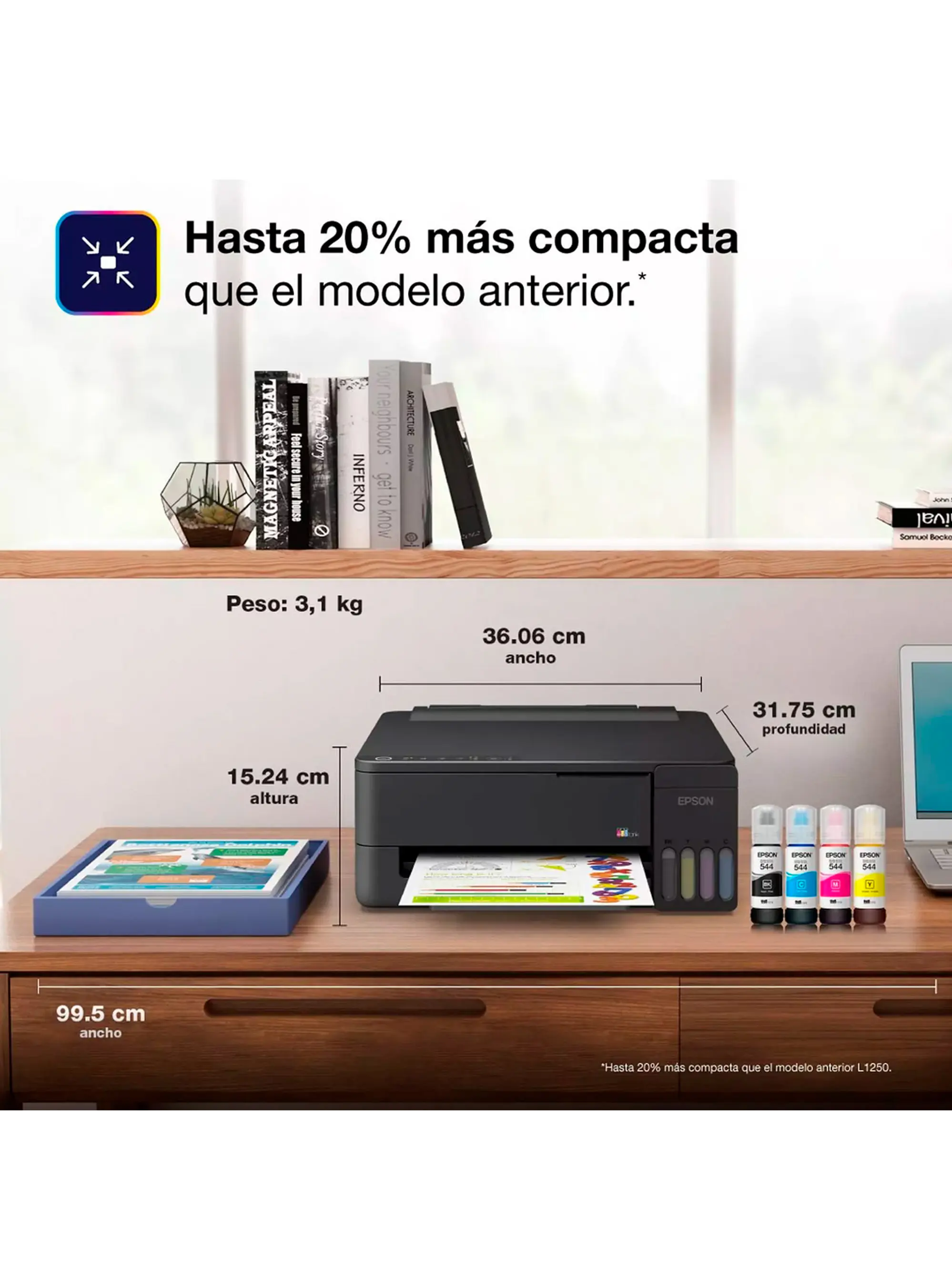 Impresora Epson E/tank L3310 + Tintas Sublimación Hoby Print + Mini Estampadora Sublipress 7