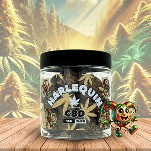 Flor de CBD Harlequin, 15 Gramas