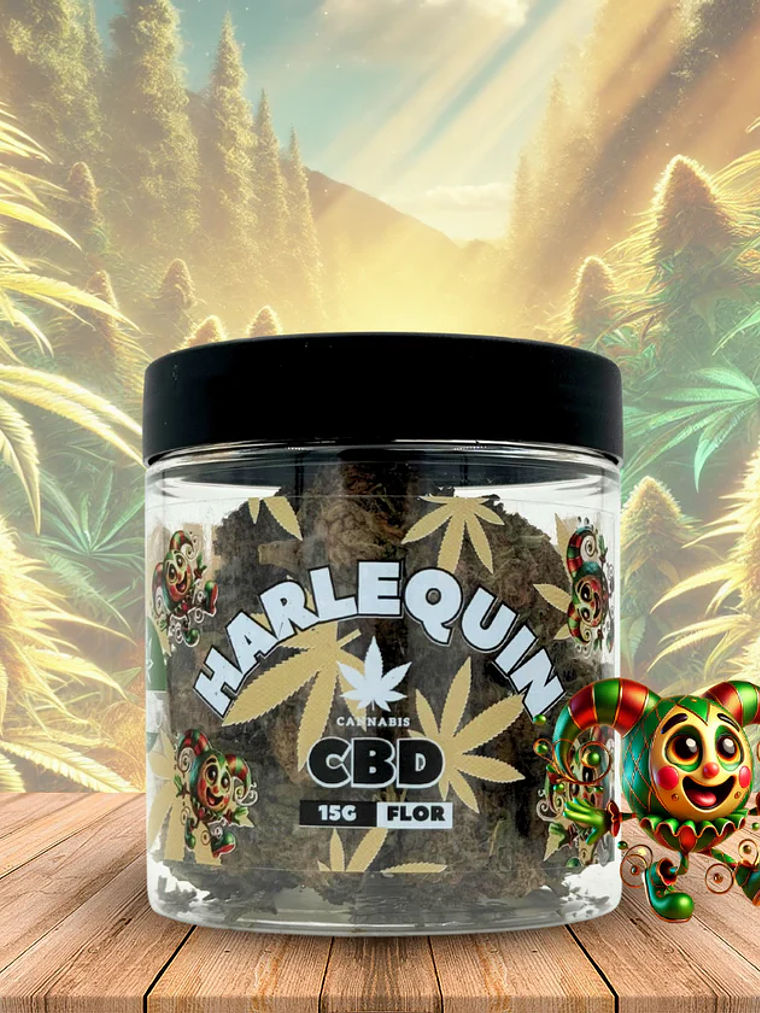 Flor de CBD Harlequin, 15 Gramas 1