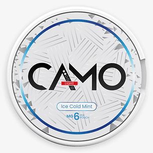 CAMO Ice Cold Mint 6mg - Saquetas de Nicotina