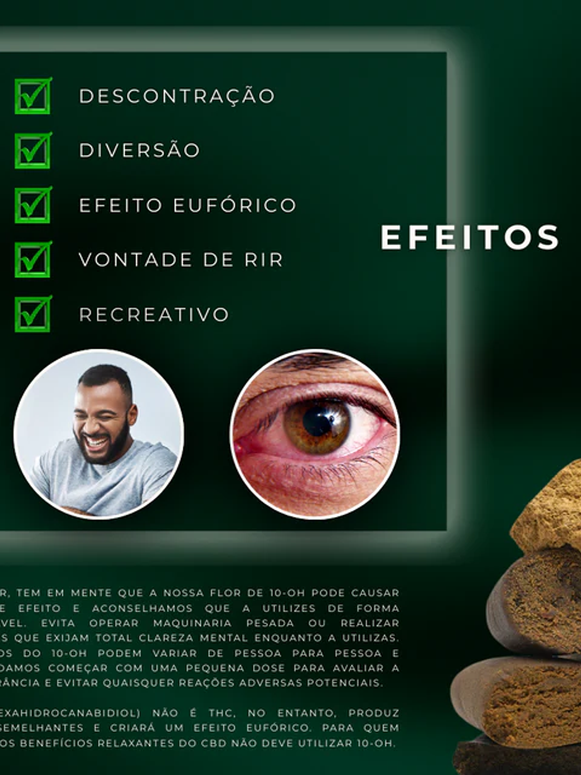 Haxixe de 10-OH Pollen Premium Strong 50%, 3g 2