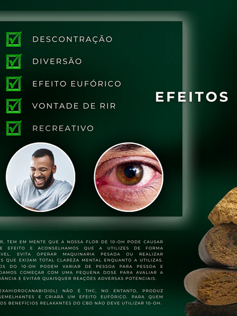 Haxixe de 10-OH Pollen Premium Strong 50%, 3g 2