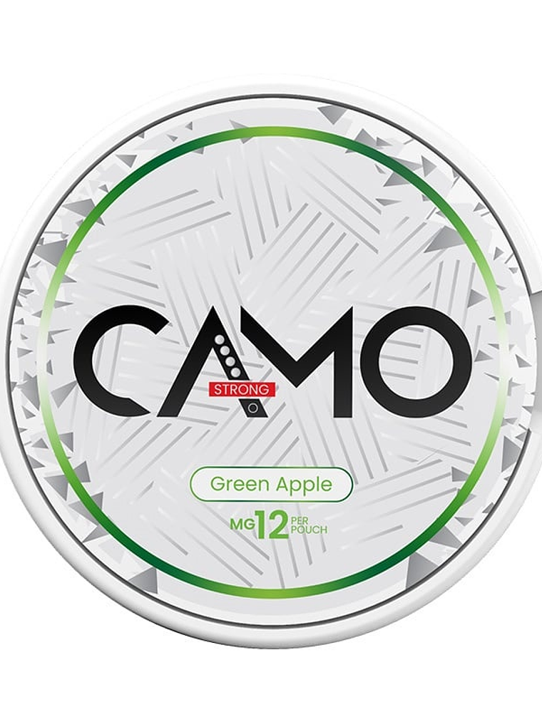 CAMO Green Apple Strong 12mg - Saquetas de Nicotina 1