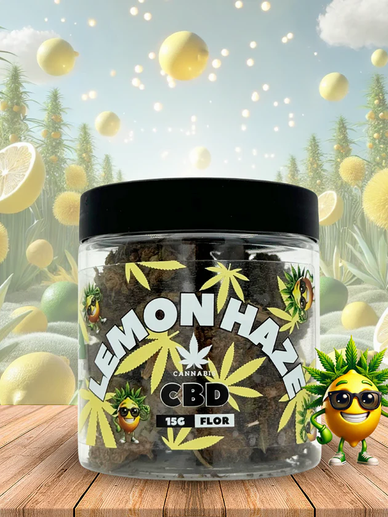 Flor de CBD Lemon Haze Premium, 15g 1