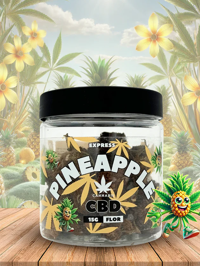 Flor de CBD Pineapple Express, 15 Gramas  1