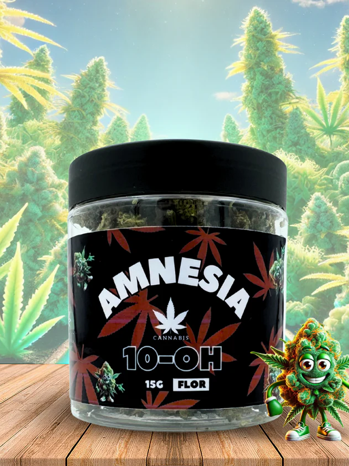 Flor de 10-OH Amnesia 50%, 15 Gramas 1