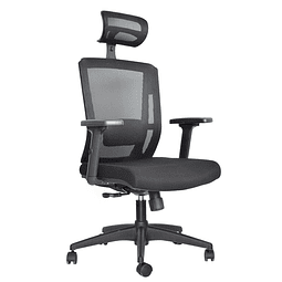 SILLA GERENCIAL DELPHI BASE NEGRA