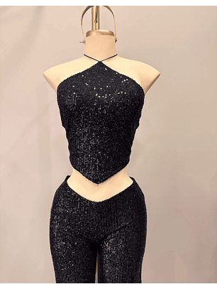 TOP MIA LENTEJUELAS NEGRO