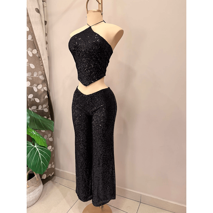 CONJUNTO MIA LENTEJUELAS NEGRO 2