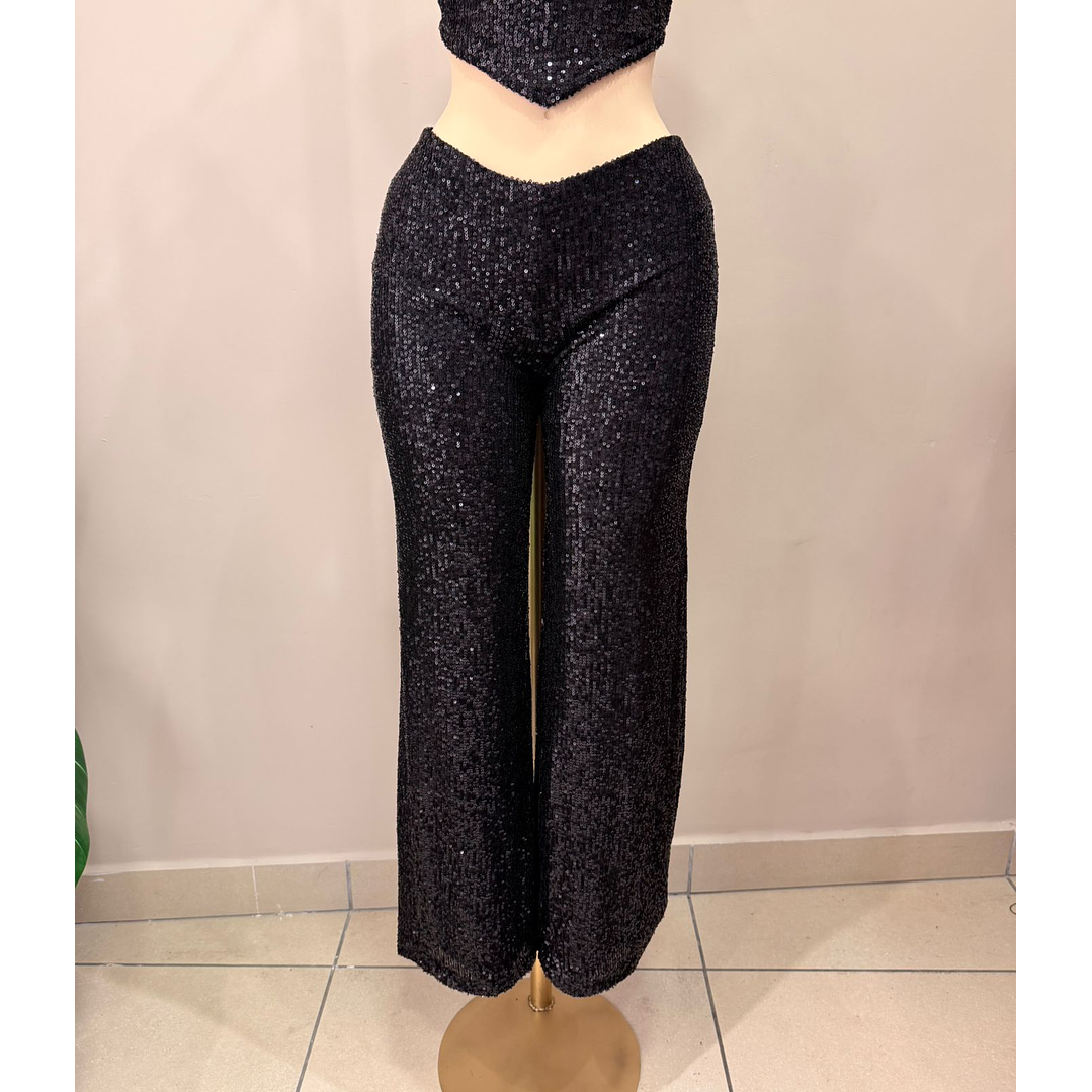 PANTALON LENTEJUELAS NEGRO 1