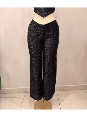 PANTALON LENTEJUELAS NEGRO