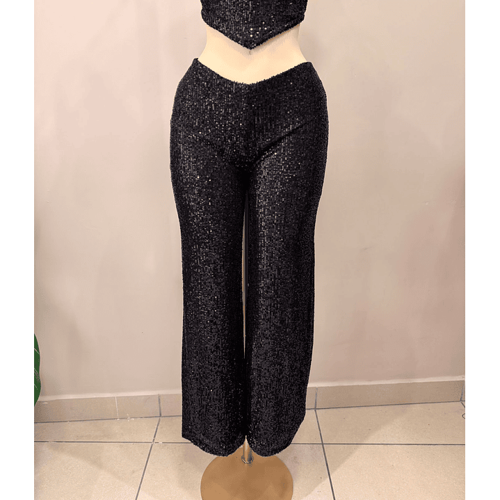 PANTALON LENTEJUELAS NEGRO 1