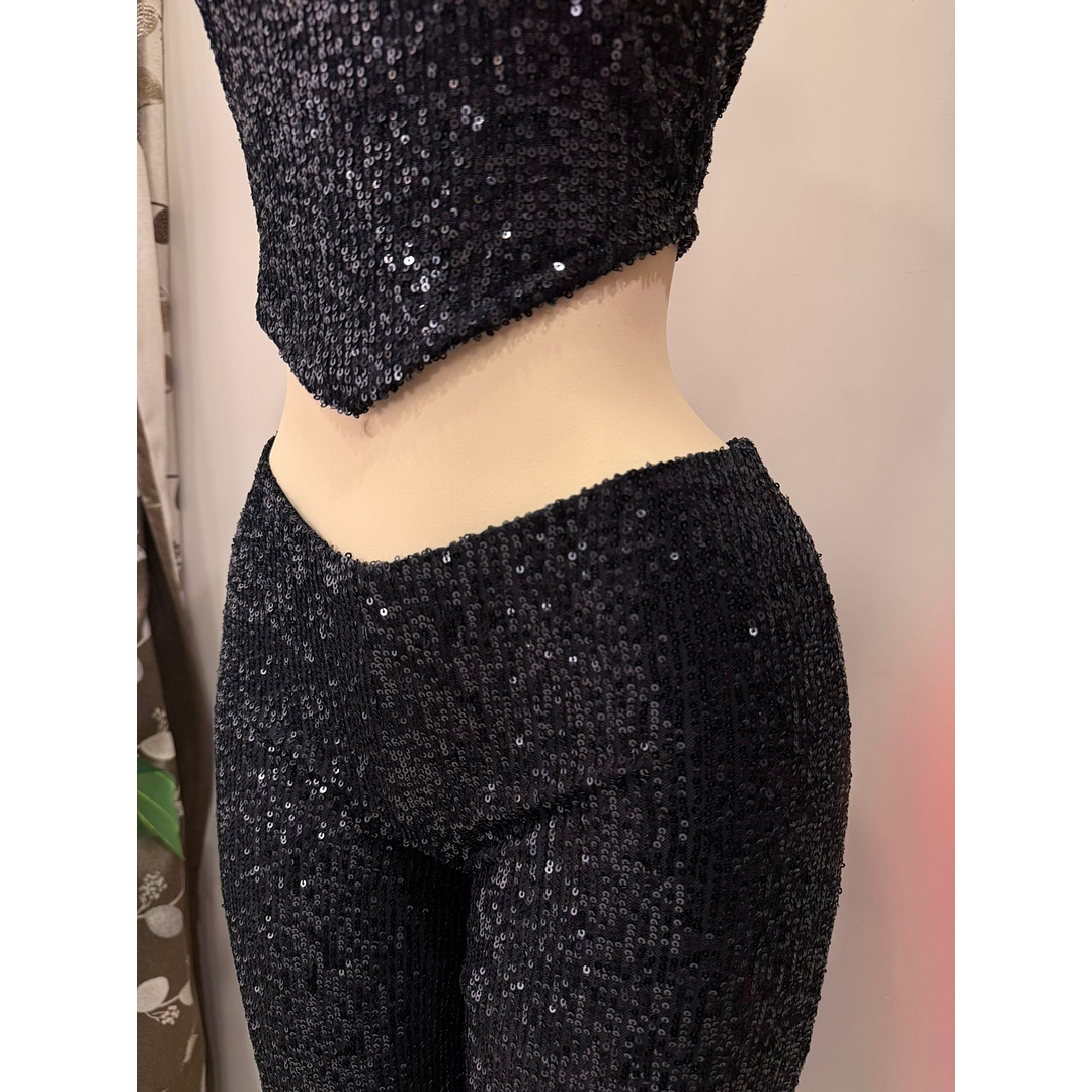 PANTALON LENTEJUELAS NEGRO 2