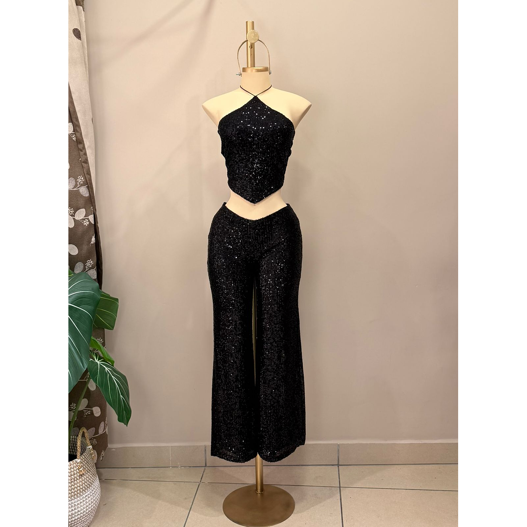 PANTALON LENTEJUELAS NEGRO 3