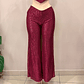 PANTALON LENTEJUELAS VINO - Miniatura 1