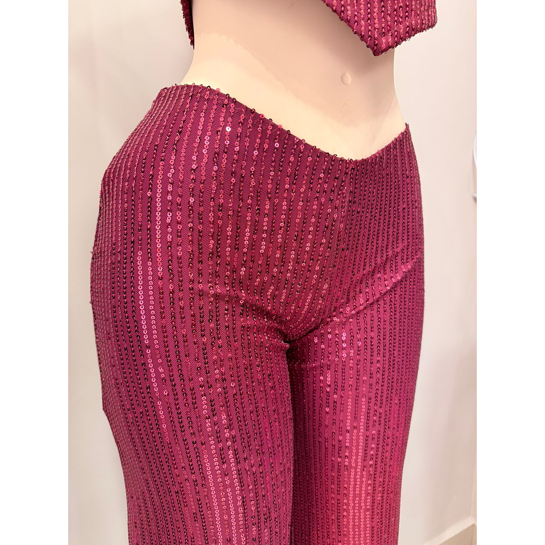 PANTALON LENTEJUELAS VINO 2