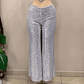 PANTALON LENTEJUELAS PLATEADO - Miniatura 1