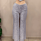 PANTALON LENTEJUELAS PLATEADO - Miniatura 2