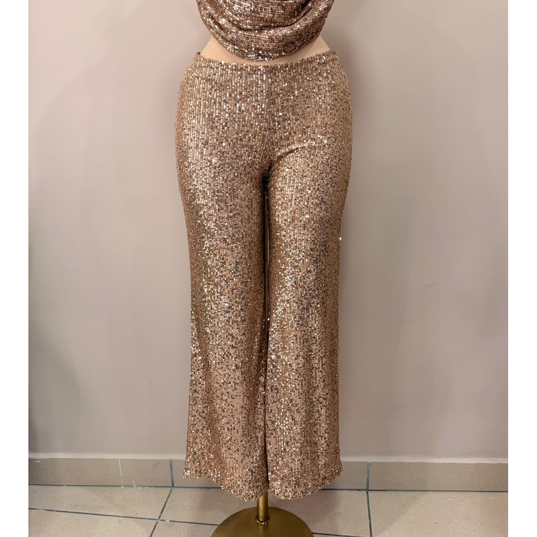 PANTALON LENTEJUELAS DORADO 1