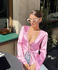 BLUSA ROSA SATINADA - Miniatura 3