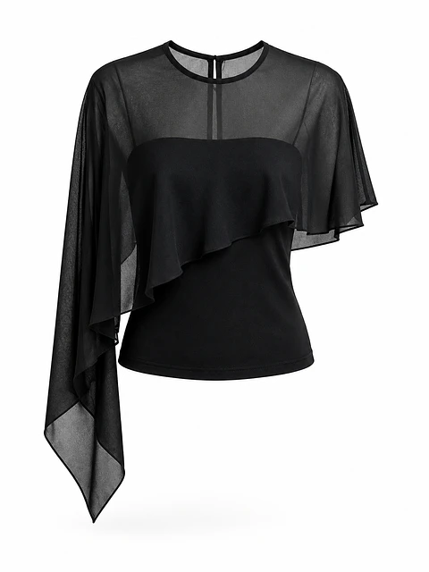 BLUSA CON CAPA MARTINA