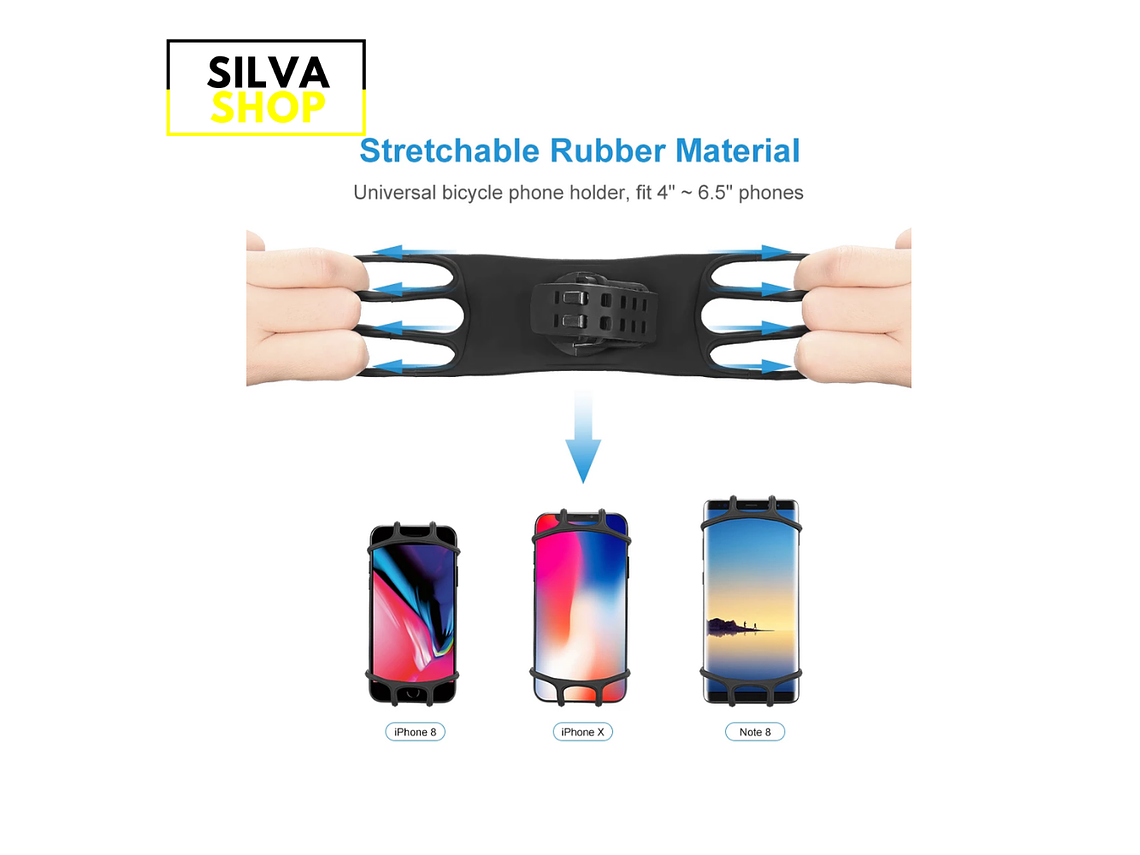 Flexible Cell Phone Holder for Motorcycle/Bicycle/Scooter 2