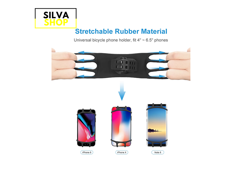 Flexible Cell Phone Holder for Motorcycle/Bicycle/Scooter 2