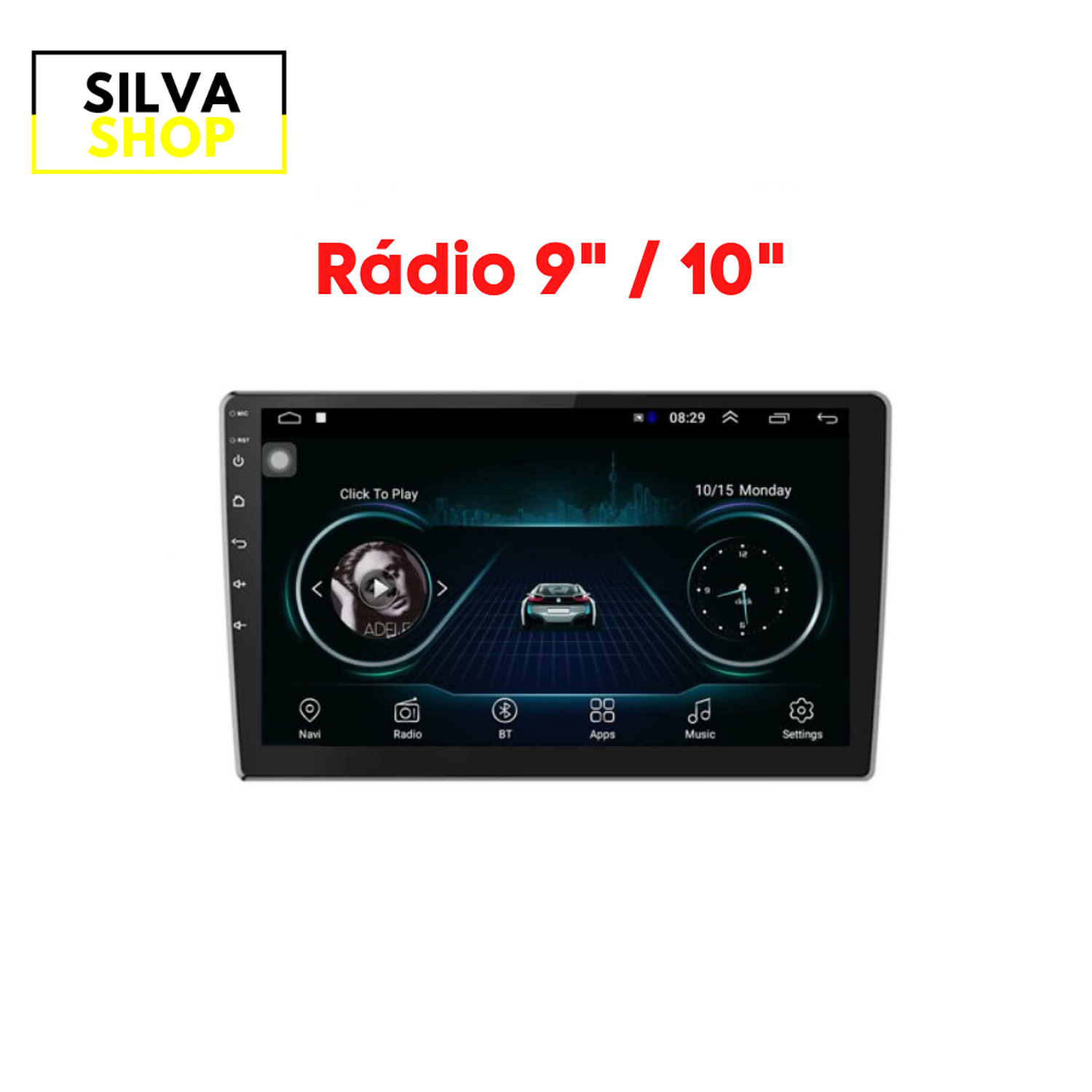 Rádio Android 9 Polegadas 1