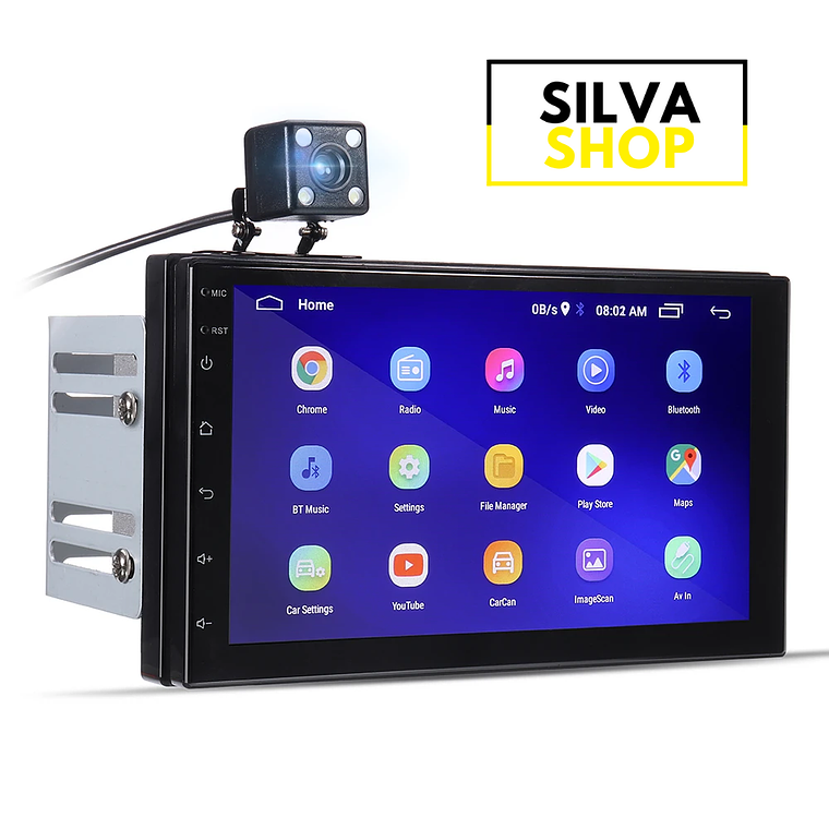 Rádio 2DIN Android 7 Polegadas 1