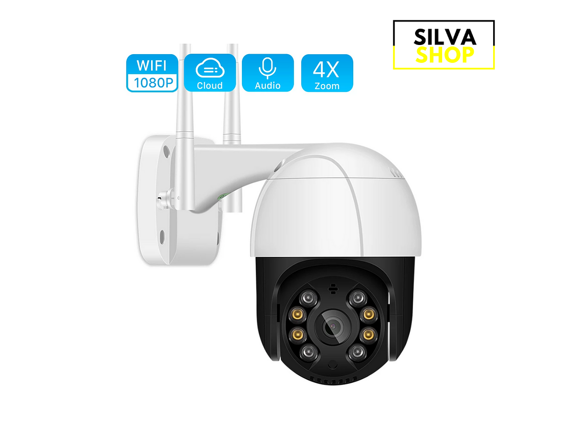 Câmara de Segurança Rotativa • PTZ IP • WIFI • 1080P 1