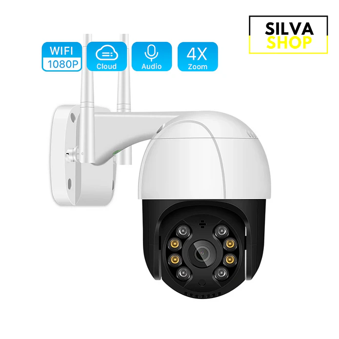 Câmara de Segurança Rotativa • PTZ IP • WIFI • 1080P 1