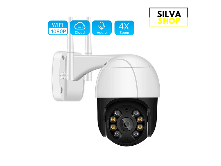 Câmara de Segurança Rotativa • PTZ IP • WIFI • 1080P 1