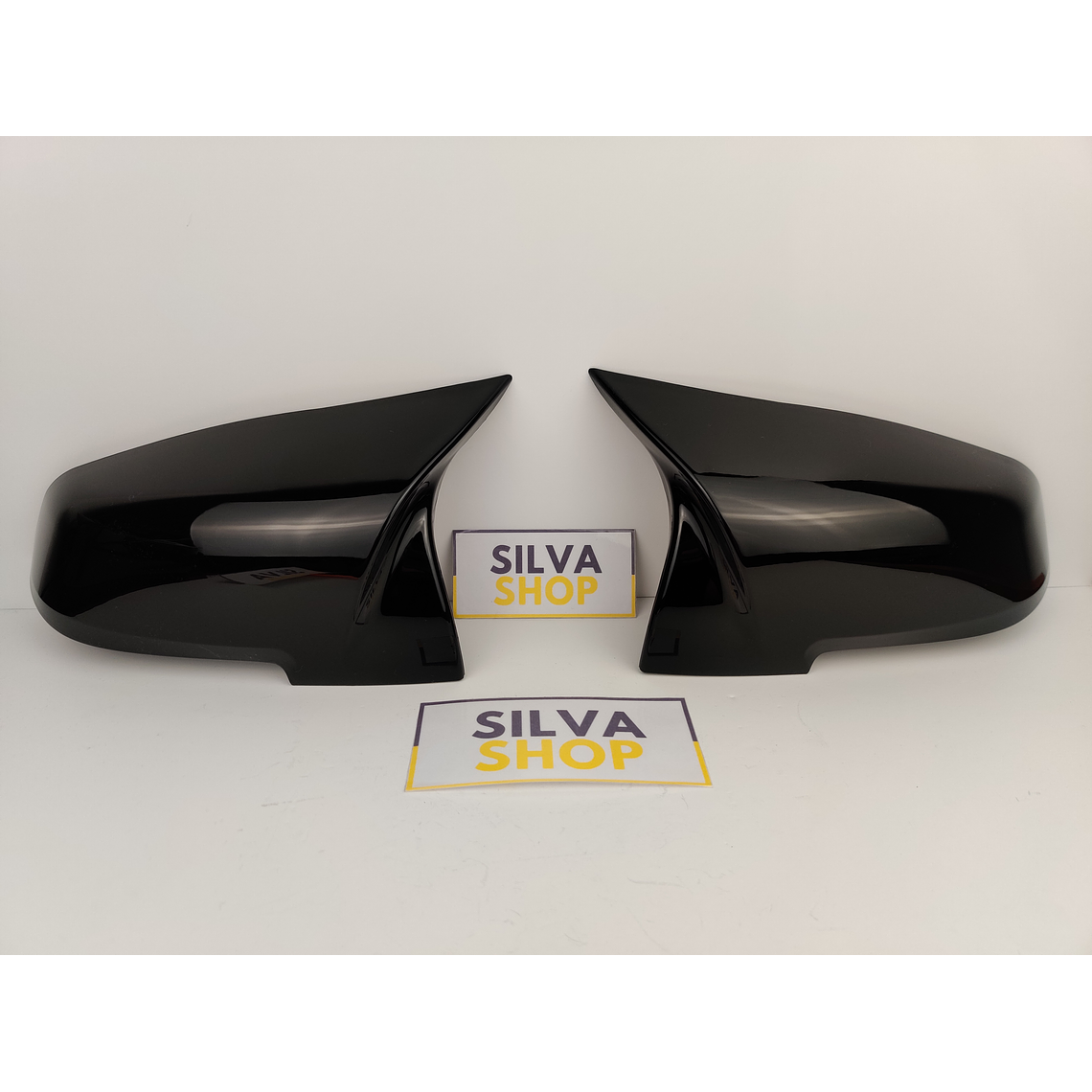 Cubiertas de espejos BMW en negro brillante 2