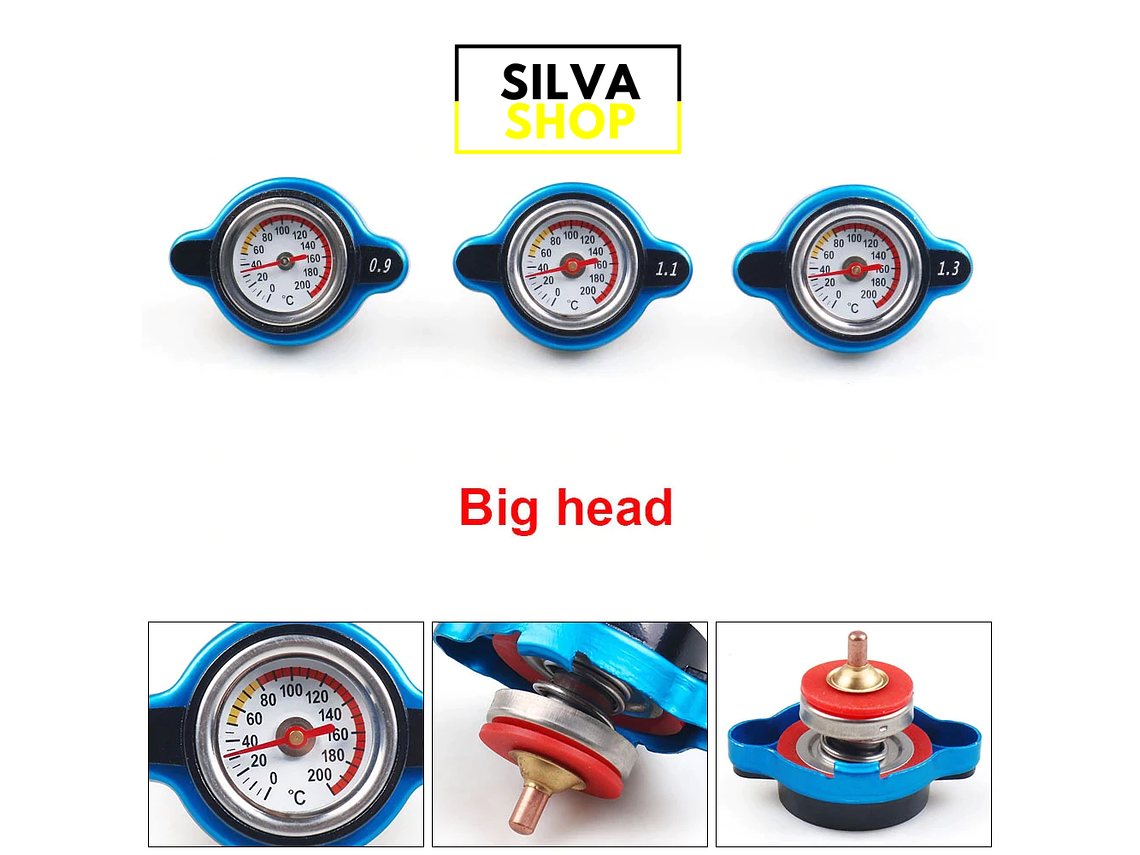 Tampa com Manómetro de Temperatura para Mota 2