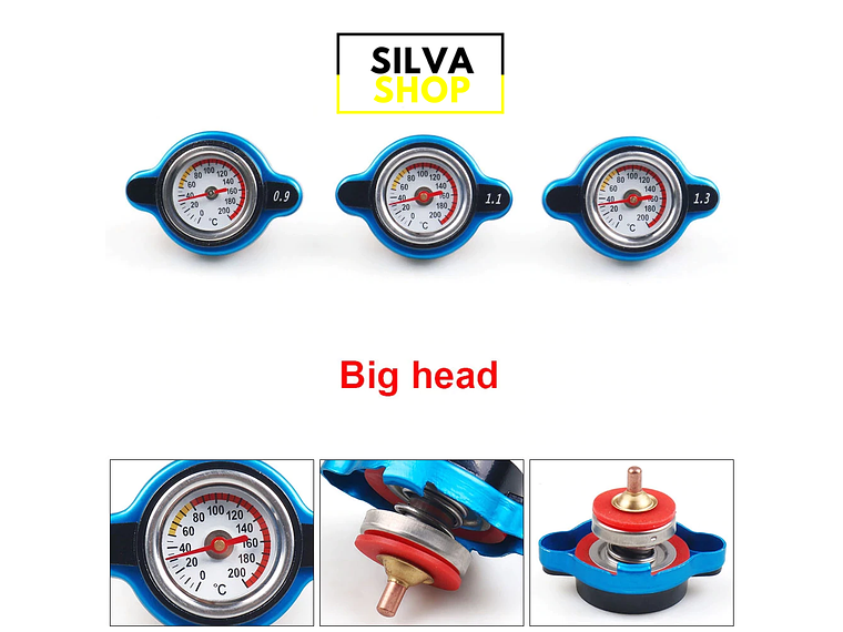 Tampa com Manómetro de Temperatura para Mota 2