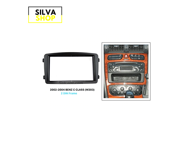 Moldura Mercedes W203 2DIN 1