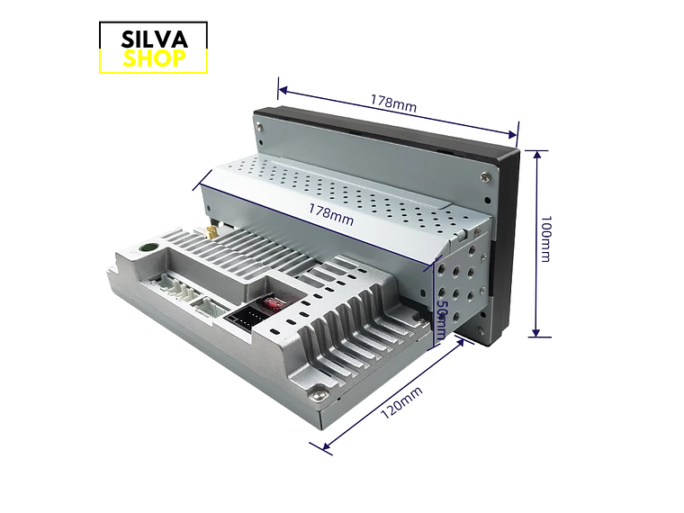 Radio 1DIN giratoria Android de 7