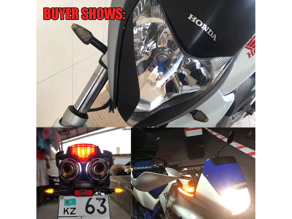 Small LED Turn Signals for Motorcycle 3