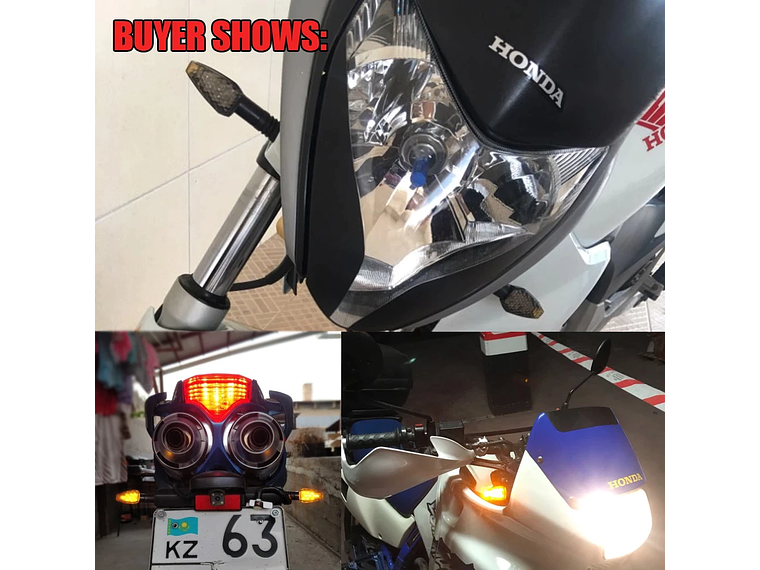 Small LED Turn Signals for Motorcycle 3