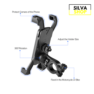 Cell Phone Support for Motorcycle