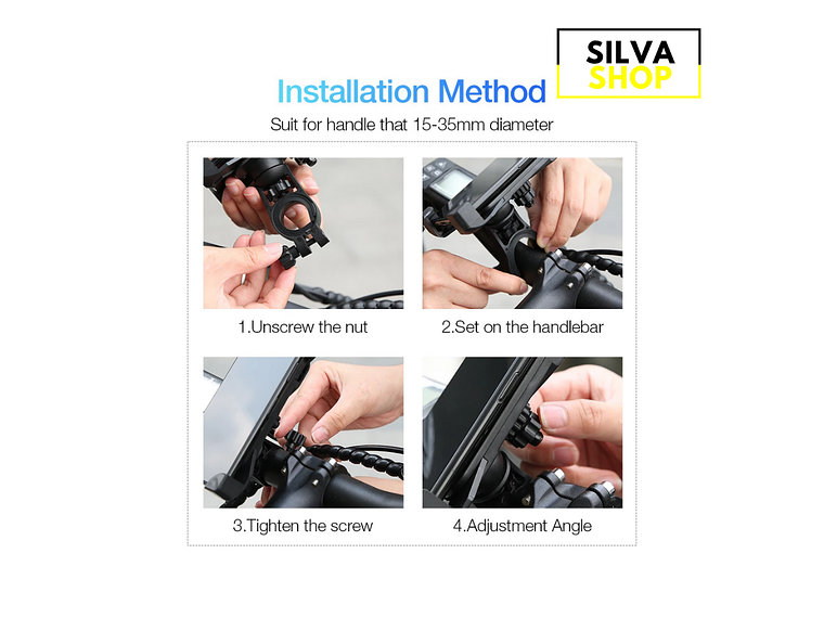 Cell Phone Support for Motorcycle 4